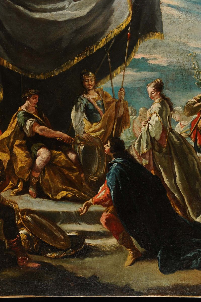 Giovanni Antonio Guardi (vienna 1698/99 - Venezia 1760)la Clemenza di Scipione