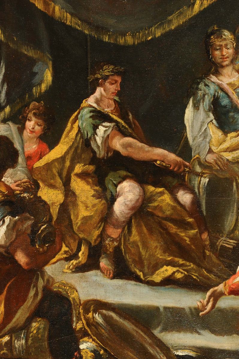 Giovanni Antonio Guardi (vienna 1698/99 - Venezia 1760)la Clemenza di Scipione