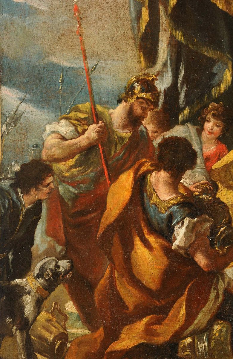 Giovanni Antonio Guardi (vienna 1698/99 - Venezia 1760)la Clemenza di Scipione