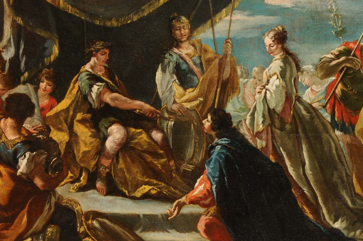 Giovanni Antonio Guardi (vienna 1698/99 - Venezia 1760)la Clemenza di Scipione