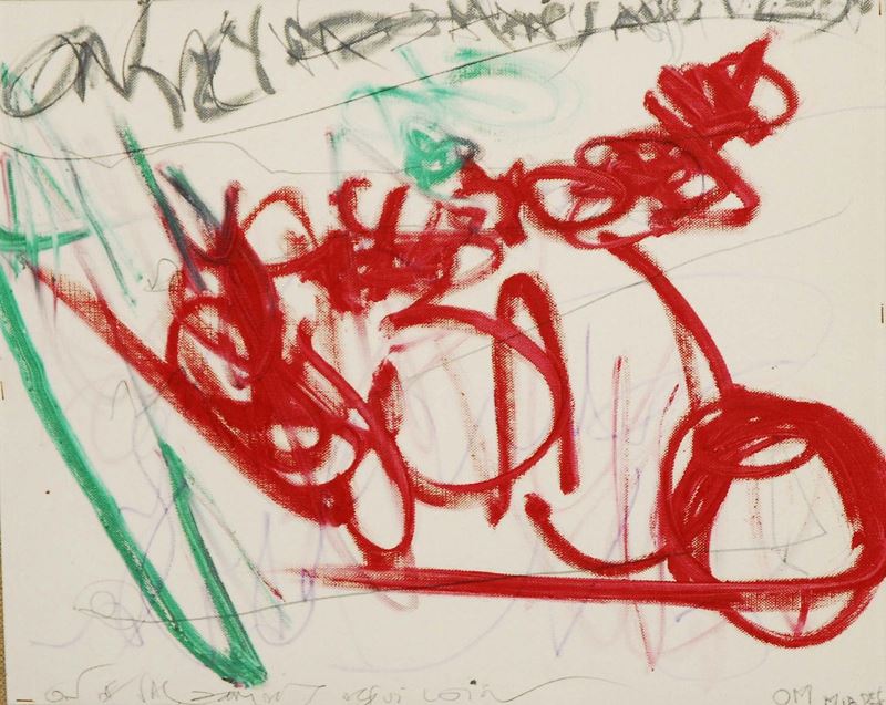 Martino Oberto (1925) On ne va jamais aussi loin  - Auction Antiquariato e Dipinti Antichi - Cambi Casa d'Aste