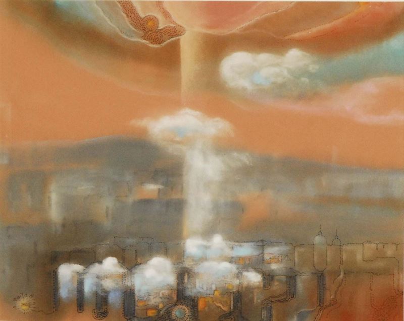 Sergio Palladini (1936) La cittˆ immaginaria  - Auction Antiquariato e Dipinti Antichi - Cambi Casa d'Aste