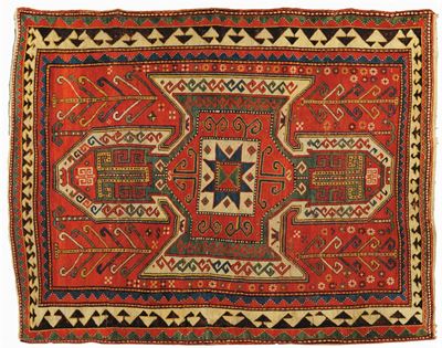 Tappeto Caucasico Kasak Sevan, Seconda Metà XIX Secolo