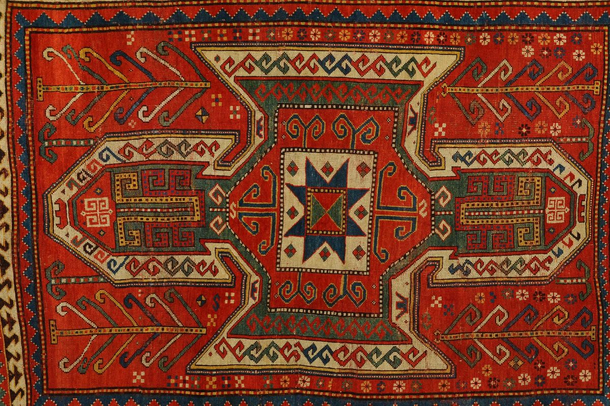Tappeto Caucasico Kasak Sevan, Seconda Metà XIX Secolo