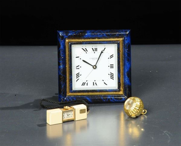 Lotto di tre orologi di cui uno Cartier