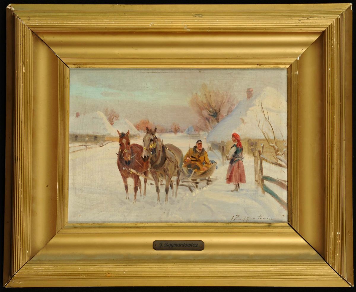 F. Zygmuntowiczpaesaggio Innevato
