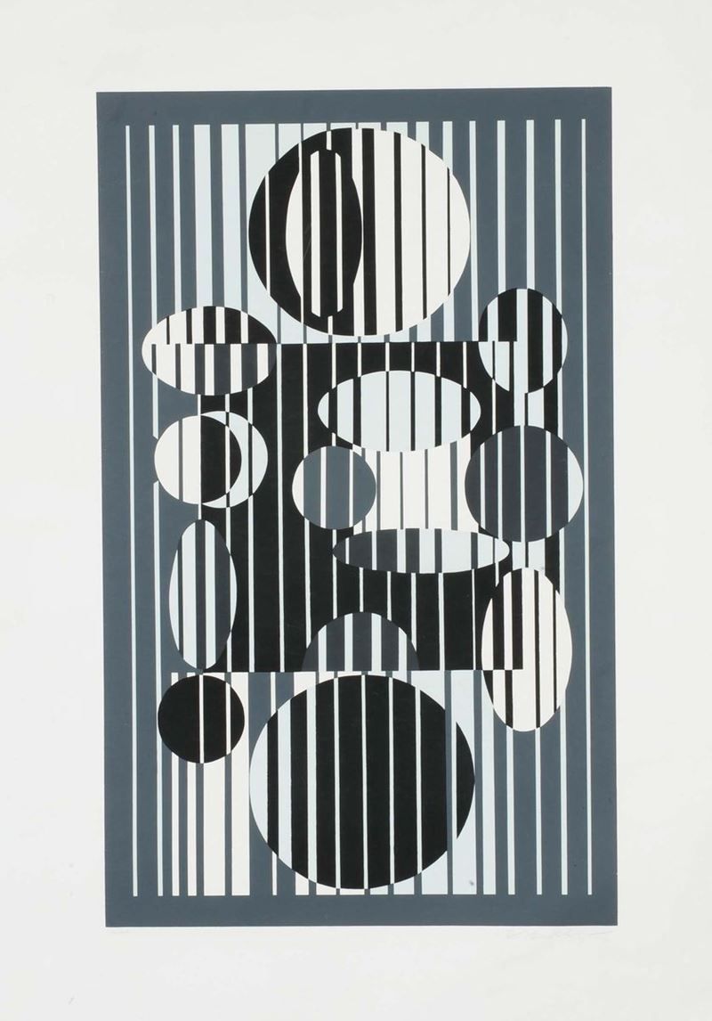 Victor Vasarely Senza titolo  - Auction Antiquariato, Argenti e Dipinti Antichi - Cambi Casa d'Aste