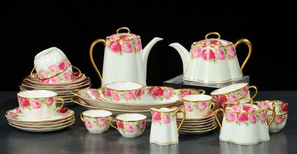 Servio da te in porcellana liberty