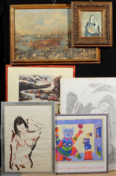 Lotto di Riproduzioni e Serigrafie Differenti