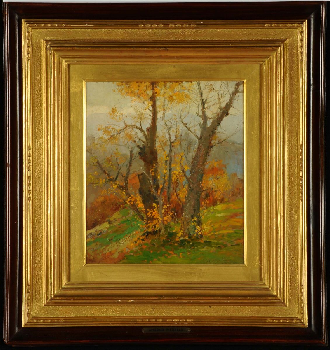 Amedeo Merello (1890-1979)paesaggio Autunnale