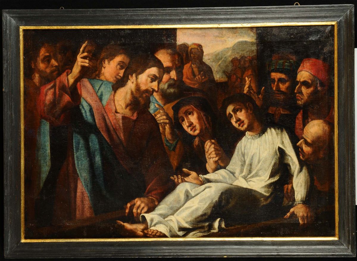 Lazzaro Tavarone (1556-1640), Ambito Dila Resurrezione di Lazzaro