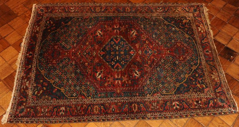 Tappeto persiano Saruk, fine XIX inizio XX secolo  - Auction Antiquariato, Argenti e Dipinti Antichi - Cambi Casa d'Aste