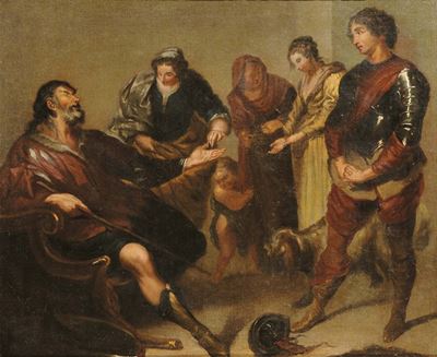 Luciano Borzone (1590-1645), Copia Dabelisario Cieco