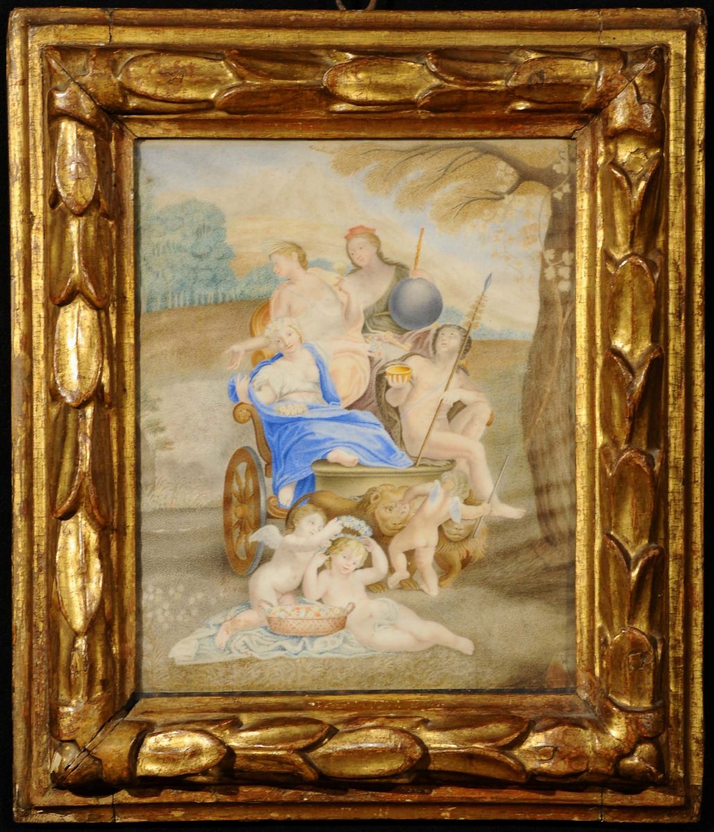 Scuola Francese della Fine del XVII Secoloscena Mitologica