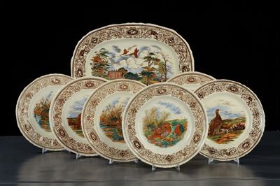 Sei Piatti Ceramica Mason's con Caggiagione