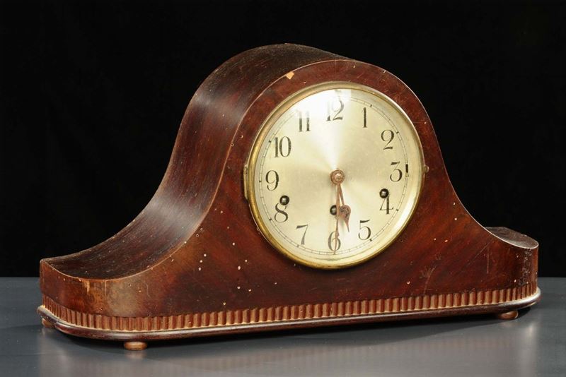 Orologio da tavolo in legno con suoneria Westminster  - Auction OnLine Auction 04-2012 - Cambi Casa d'Aste