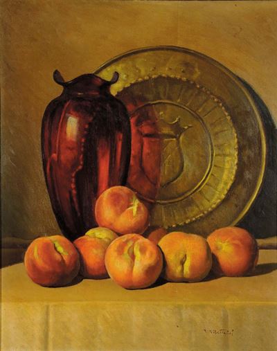 Rino Gaspare Battaini (1892-1960)natura Morta Von Vaso
