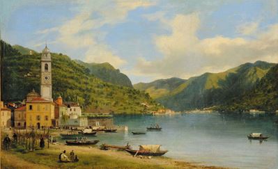 Giuseppe Canella (1837-1913)lago di Como