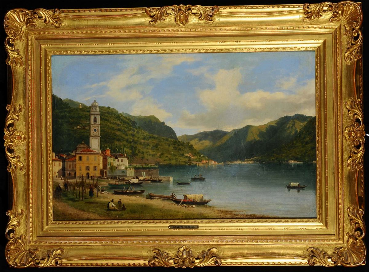 Giuseppe Canella (1837-1913)lago di Como