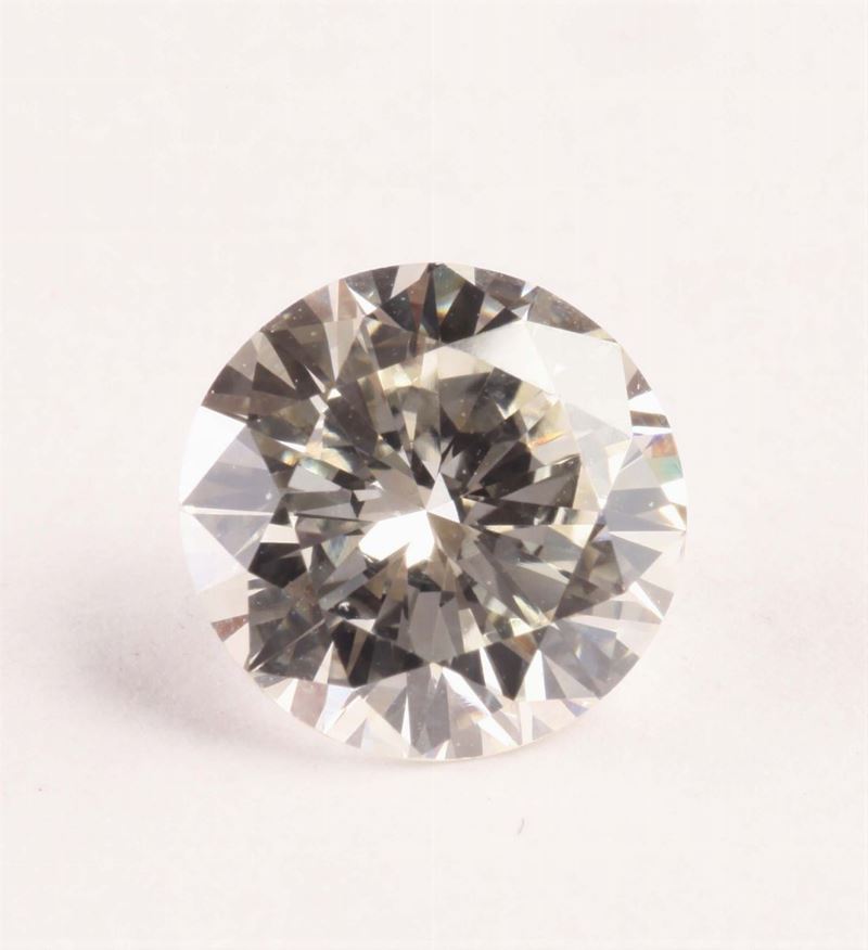 Diamante taglio brillante ct 2,013  - Auction Ancient and Contemporary Clocks and Jewels - Cambi Casa d'Aste