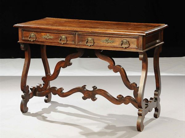 Scrivania fratino in stile