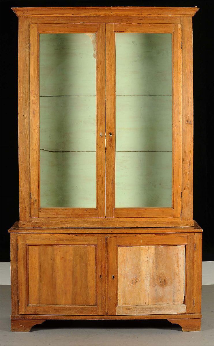 Credenza a doppio corpo, XIX secolo  - Auction Antiquariato, Argenti e Dipinti Antichi - Cambi Casa d'Aste