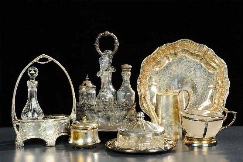 Lotto di oggetti in metallo  - Auction Antiquariato, Argenti e Dipinti Antichi - Cambi Casa d'Aste