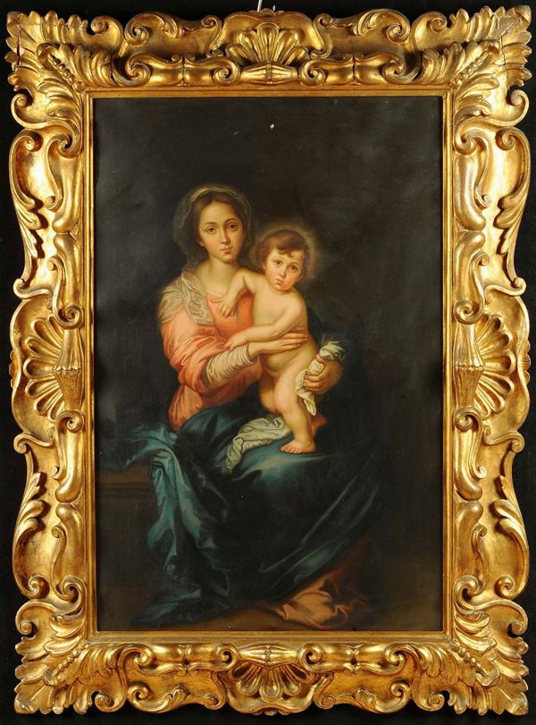 Anonimo del XX secolo Madonna con Bambino