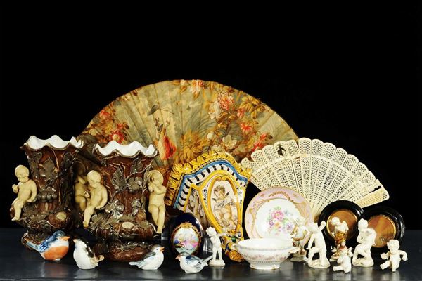 Lotto composto da oggetti in ceramica