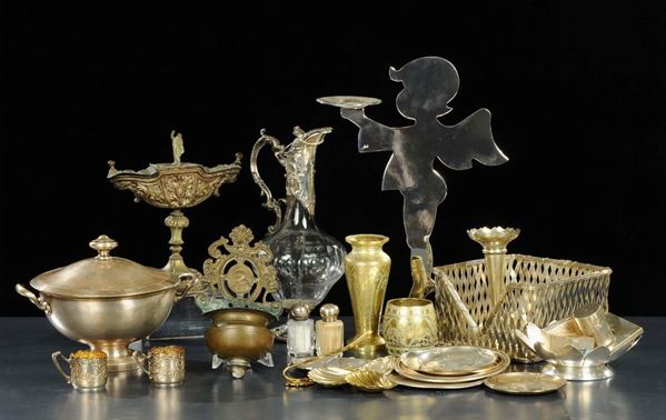 Lotto composto da metalli ed argenti diversi