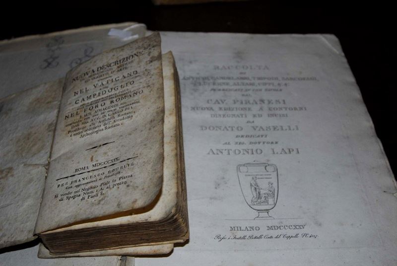 Vaselli - Piranesi - Raccolta di libri antichi, 1825  - Asta Asta OnLine 09-2012 - Cambi Casa d'Aste
