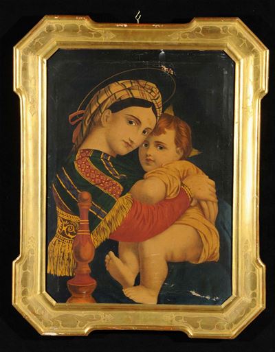 Cornice a Vassoio Dorata, XIX Secolo