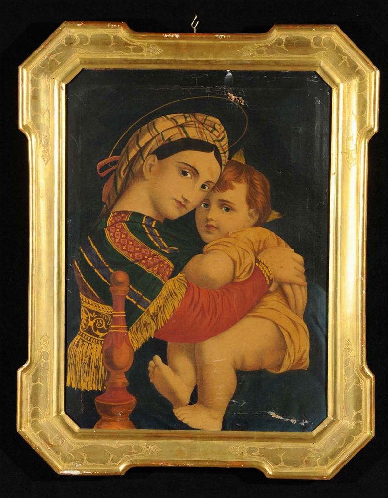 Cornice a vassoio dorata, XIX secolo  - Asta Antiquariato, Argenti e Dipinti Antichi - Cambi Casa d'Aste