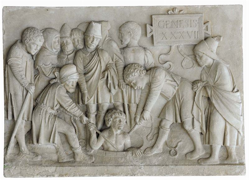 Adam Kraft (1460-1509), bottega di Aronne nel pozzo  - Asta Antiquariato, Argenti e Dipinti Antichi - Cambi Casa d'Aste