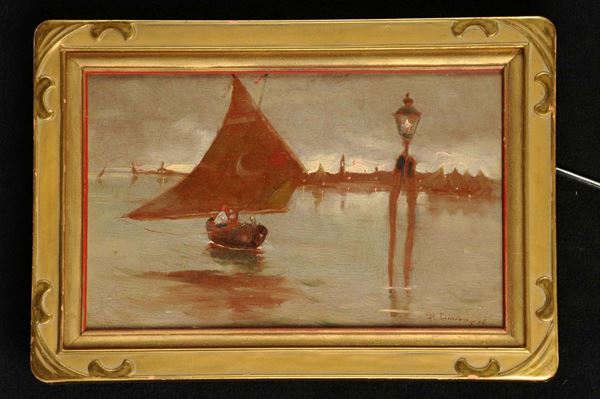 Giuseppe Conedera (1871-1935) Veduta di Venezia, 1896