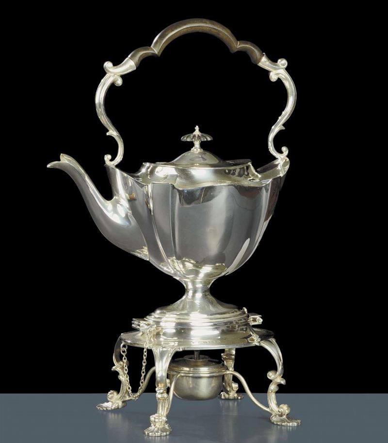 Samovar in argento, Birmingham 1906  - Auction Antiquariato, Argenti e Dipinti Antichi - Cambi Casa d'Aste