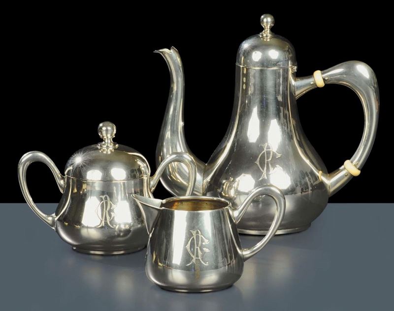 Servizio da te in argento, XIX secolo  - Auction Antiquariato, Argenti e Dipinti Antichi - Cambi Casa d'Aste