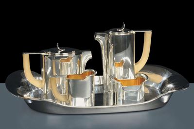 Servizio da Te e Caff in Argento, Cesa Anni '40/'50, Gr. 3925