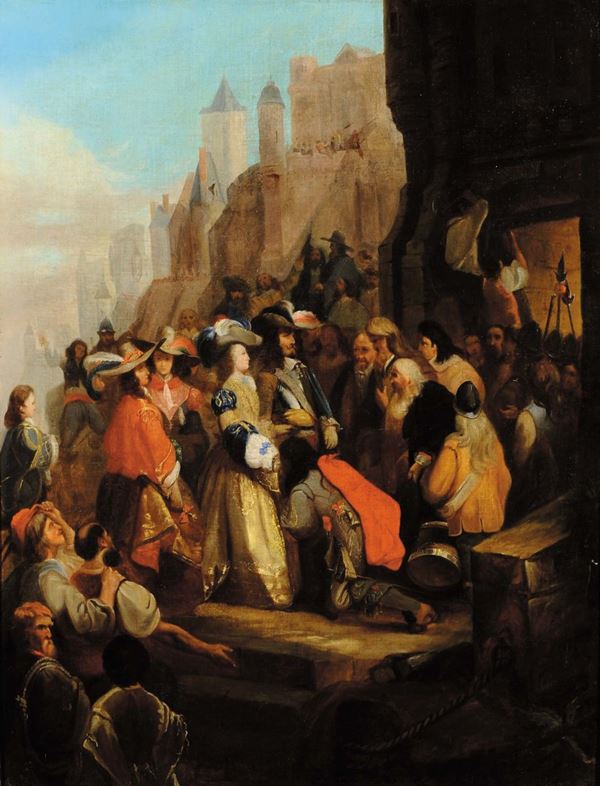 Scuola Francese del XIX secolo Scena storica