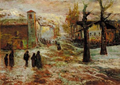 Vittore Antonio Cargnel (1872-1931)i Vespri a Polcenigo