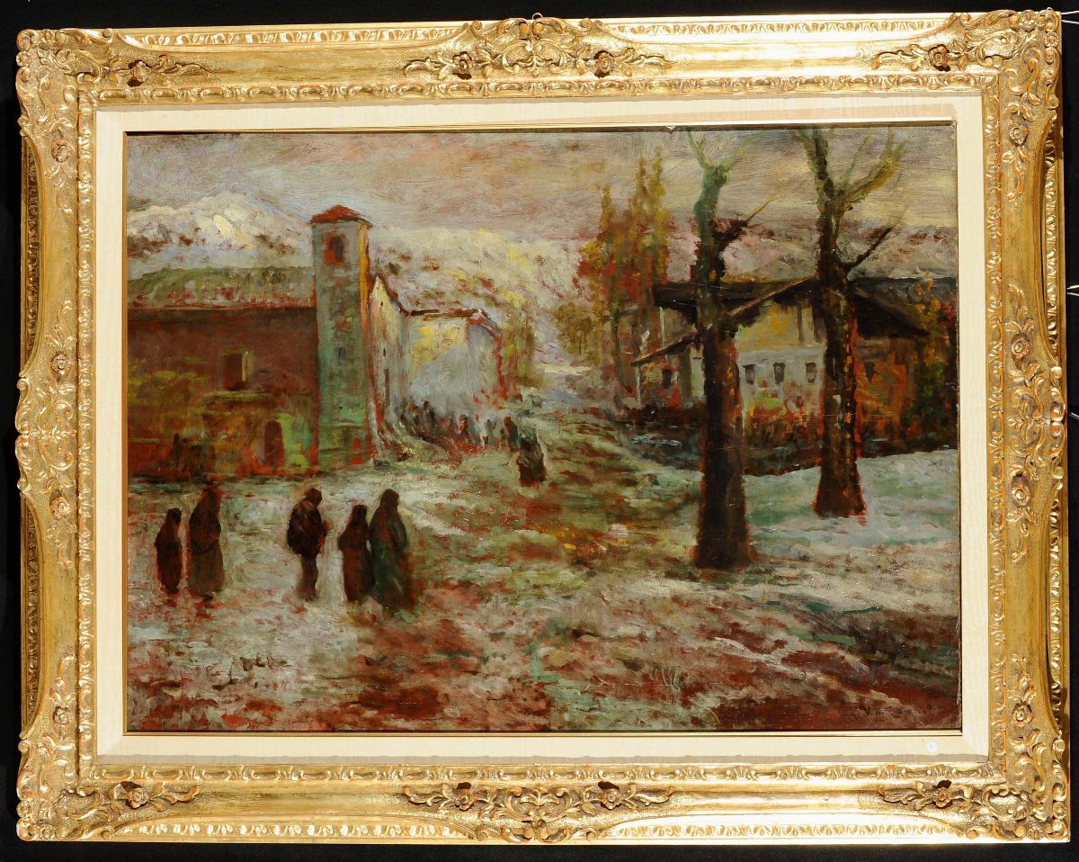 Vittore Antonio Cargnel (1872-1931)i Vespri a Polcenigo