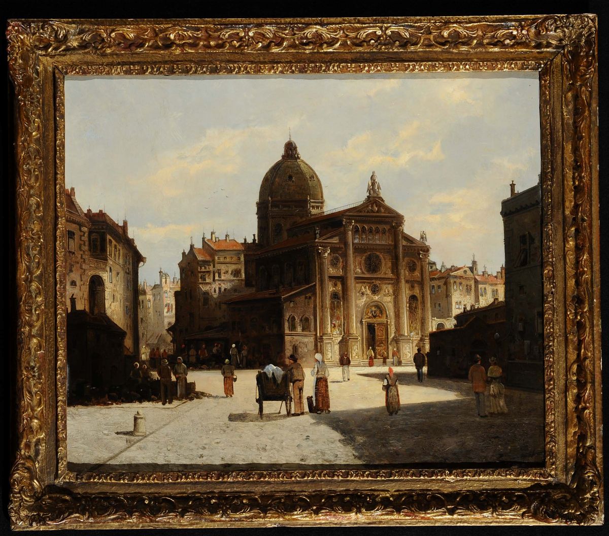 Scuola Italiana del XIX Secoloveduta di Cattedrale Nordica
