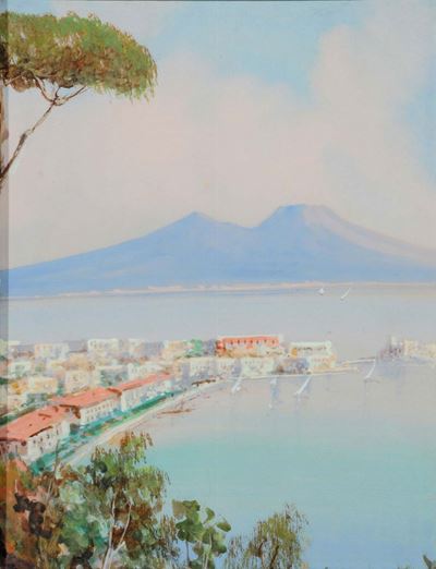 Scuola Italiana del XIX Secoloveduta del Golfo di Napoli Veduta del Golfo di Napoli