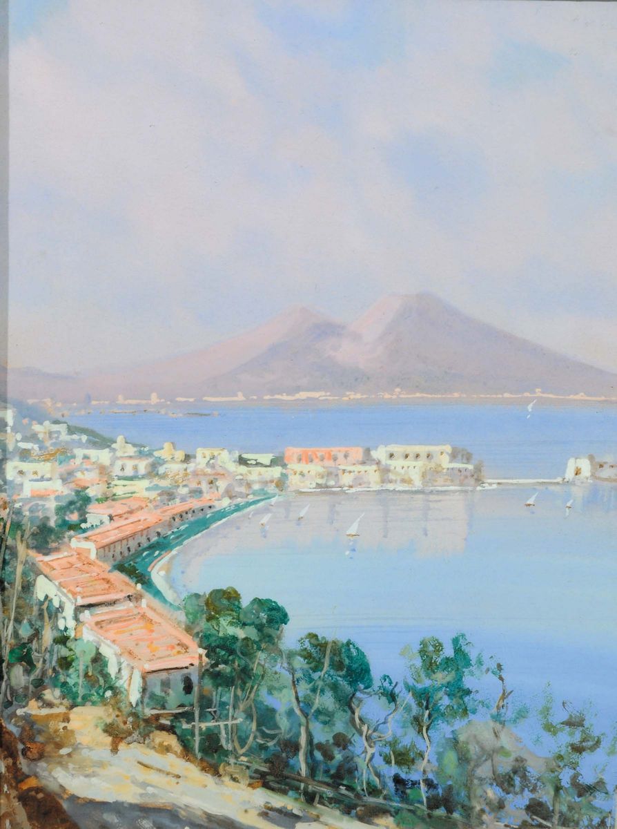 Scuola Italiana del XIX Secoloveduta del Golfo di Napoli Veduta del Golfo di Napoli