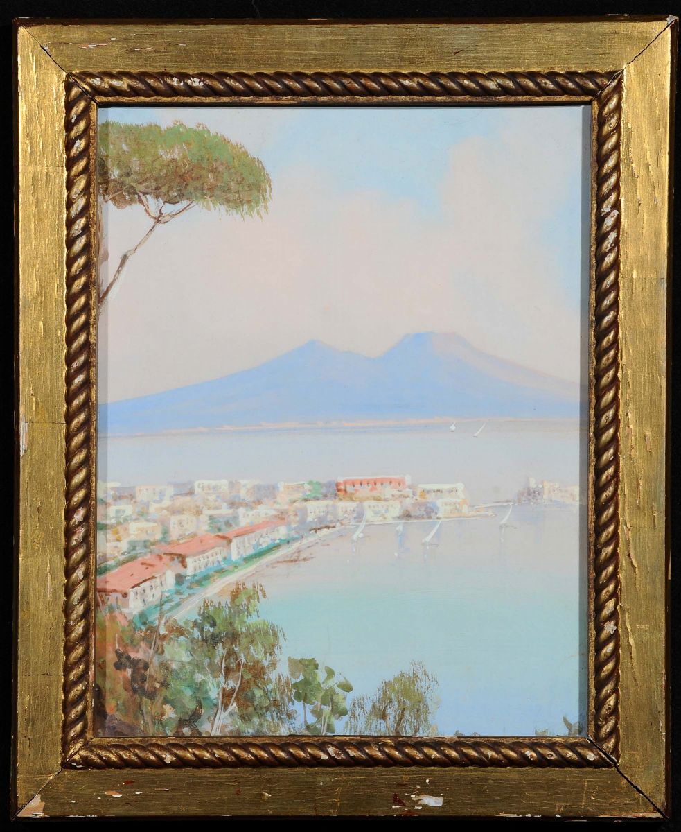 Scuola Italiana del XIX Secoloveduta del Golfo di Napoli Veduta del Golfo di Napoli