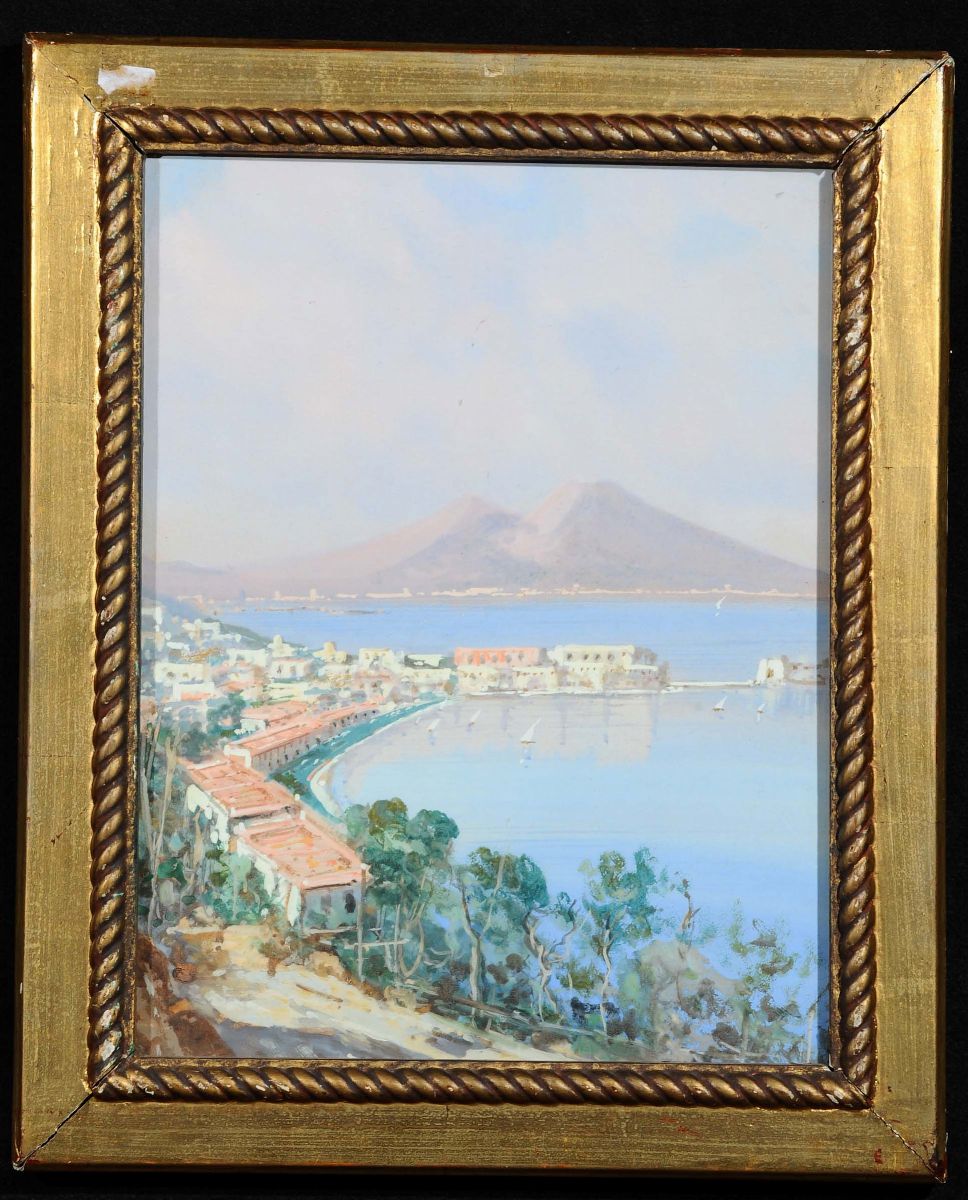 Scuola Italiana del XIX Secoloveduta del Golfo di Napoli Veduta del Golfo di Napoli
