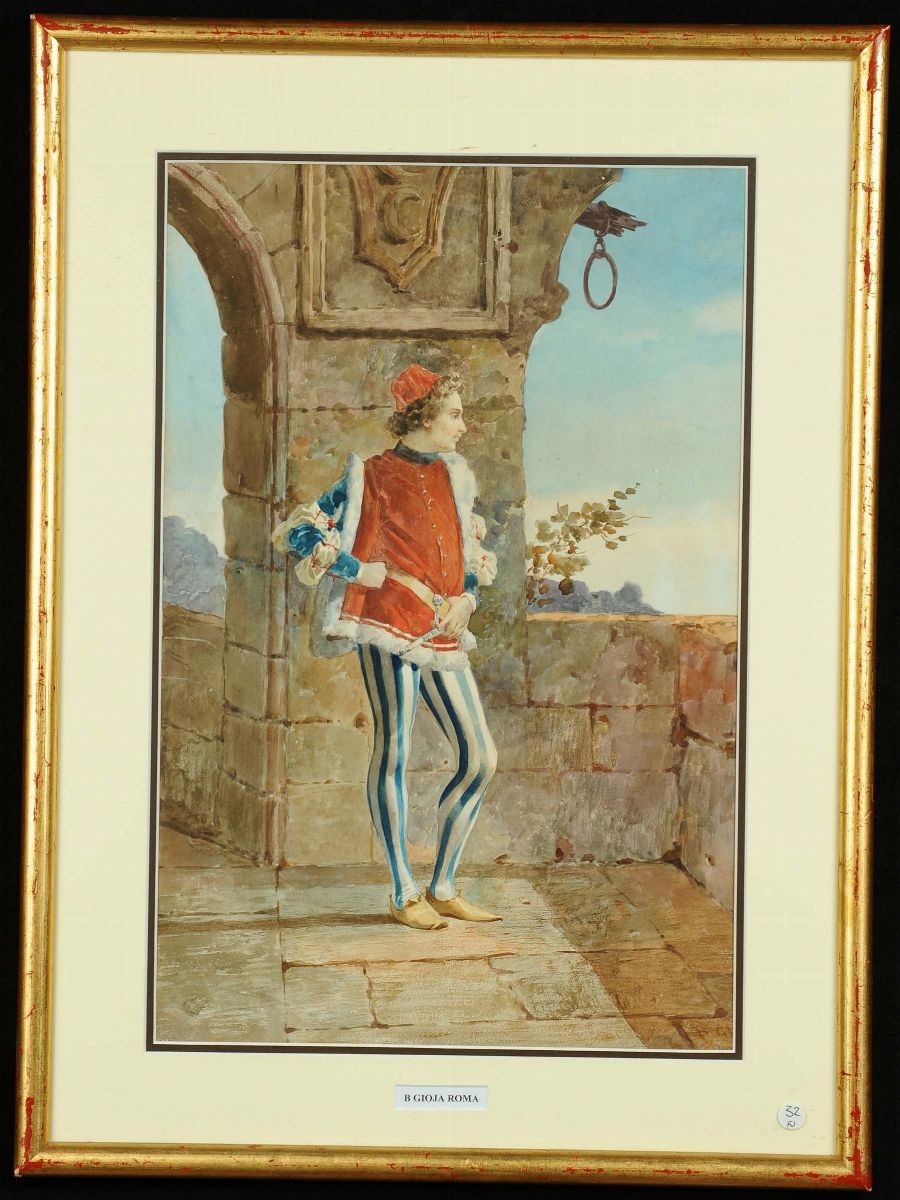 Belisario Gioja (1829-1906)signorotto Fiorentino