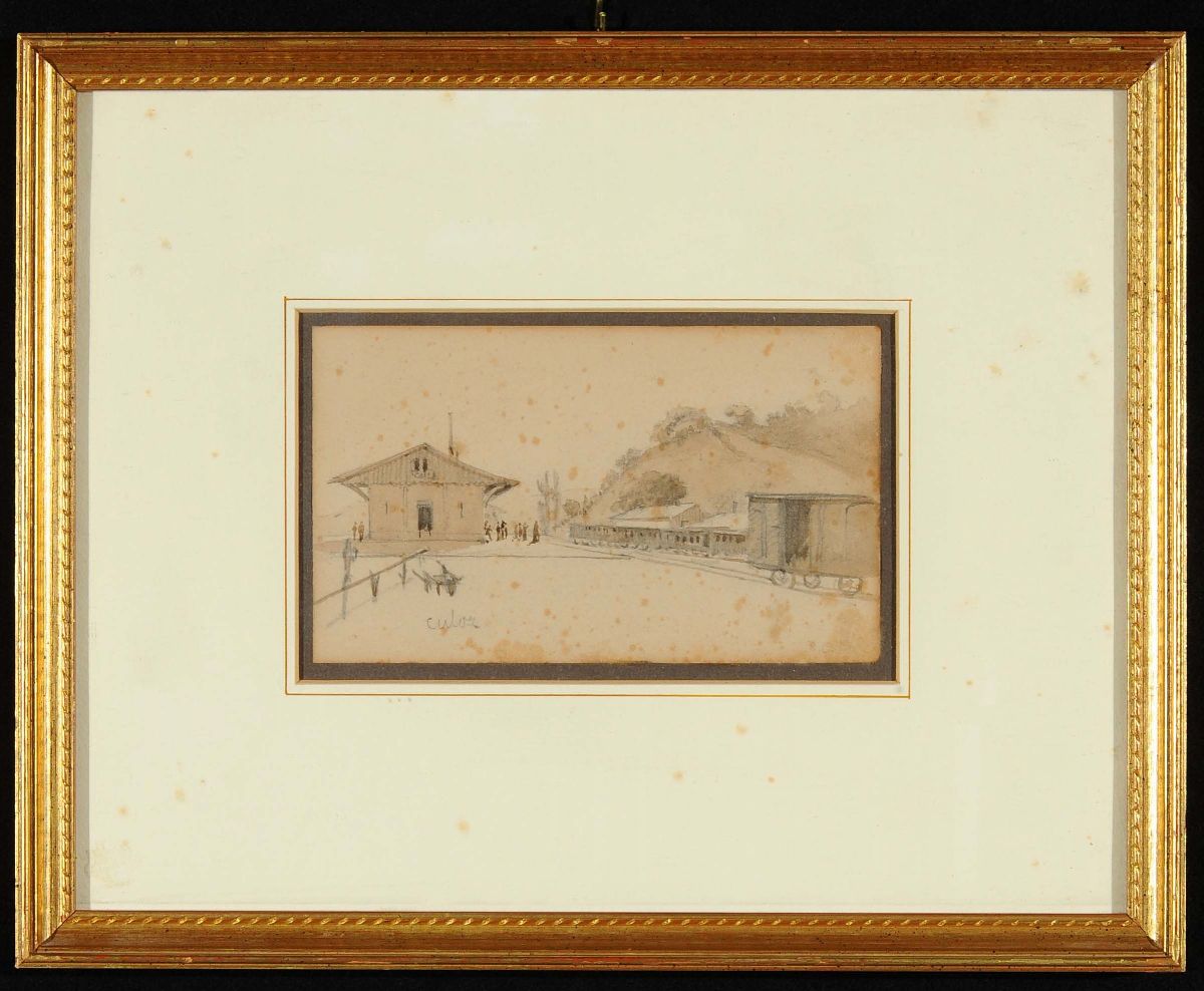 Pasquale Domenico Cambiaso (1811-1894)stazione di Culoz