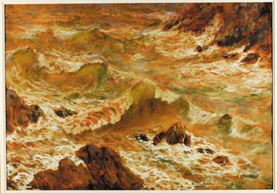Giuseppe Caselli (1893-1976)mareggiata