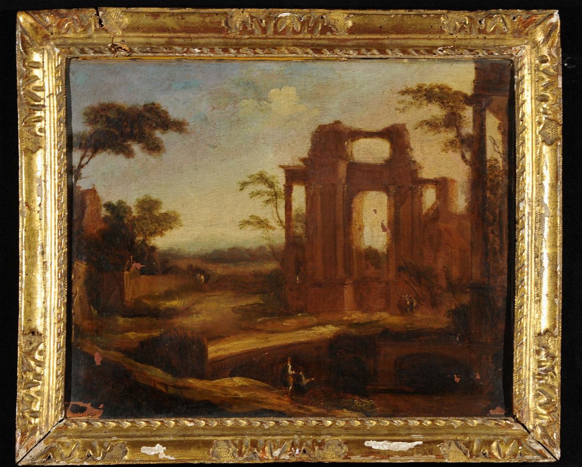 Scuola del XVIII Secolopaesaggio con Rovinepaesaggio con Rovine